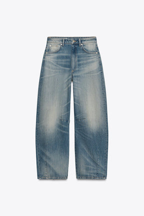Mid-Waist Baggy Jeans