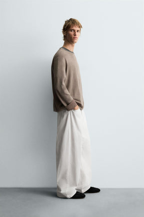 TEXTURED WASHED SWEATER - Image 4