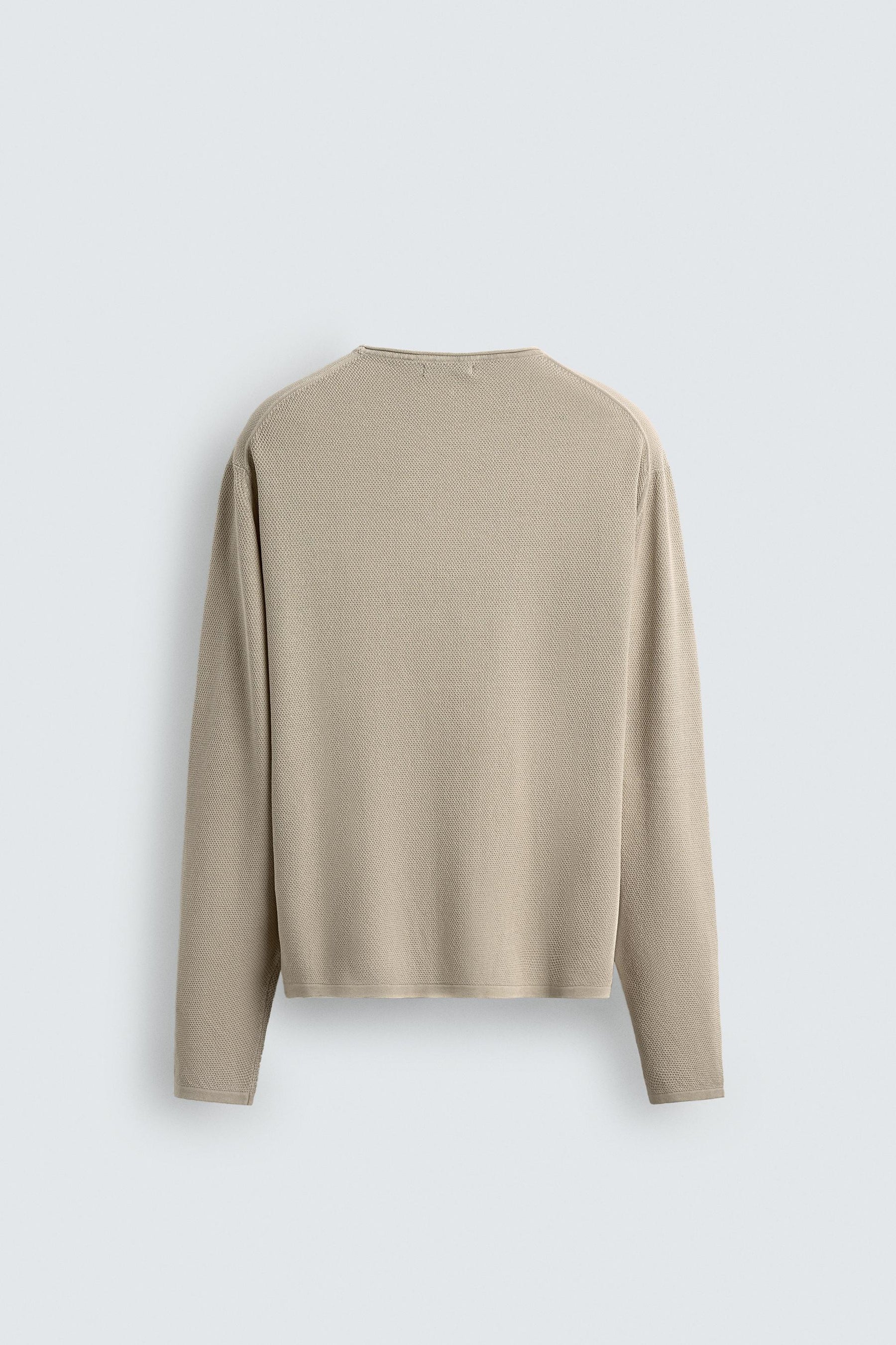 TEXTURED WASHED SWEATER - Image 7