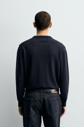 REGULAR FIT WOOL JUMPER - Image 3