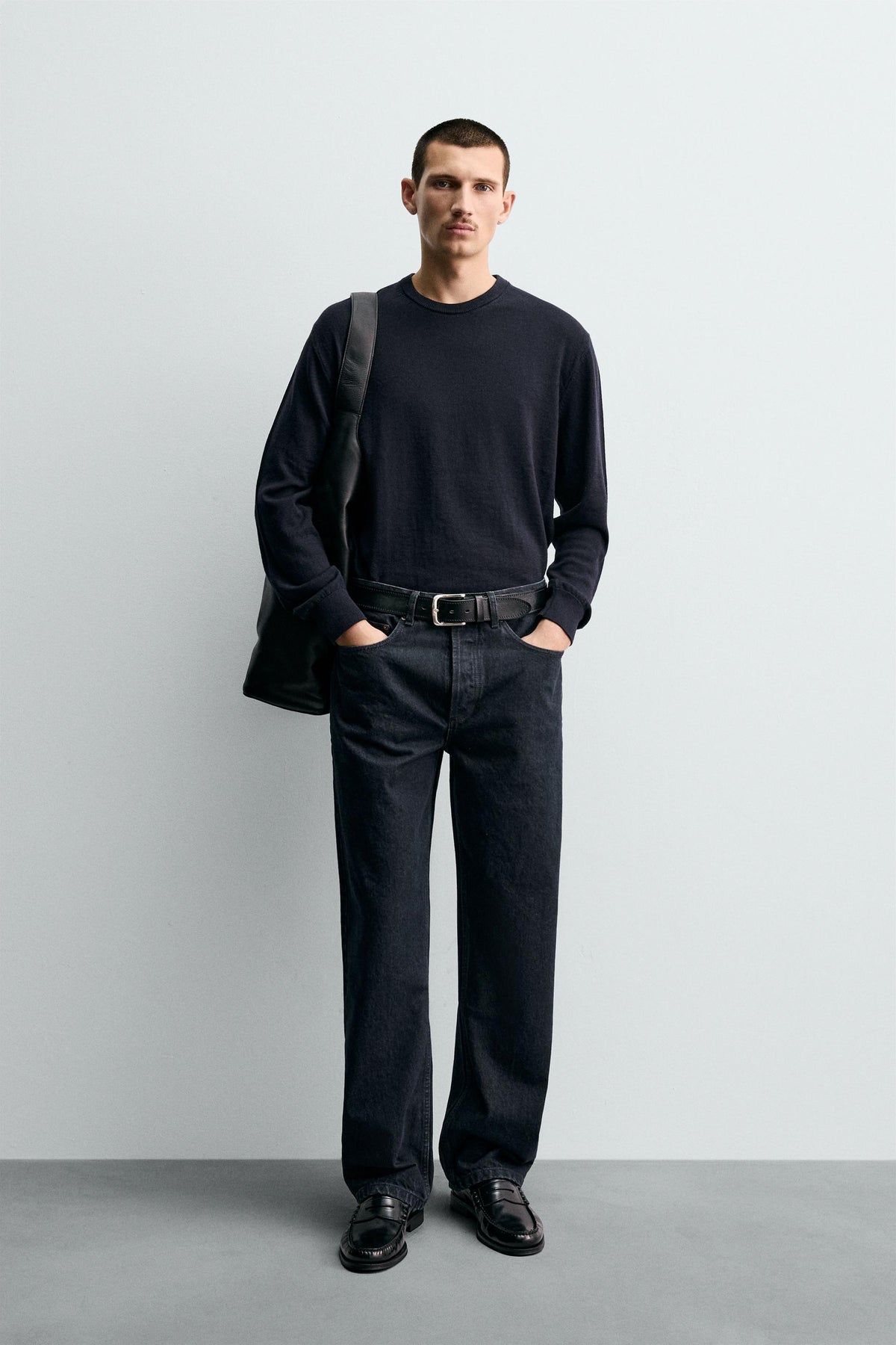 REGULAR FIT WOOL JUMPER - Image 1