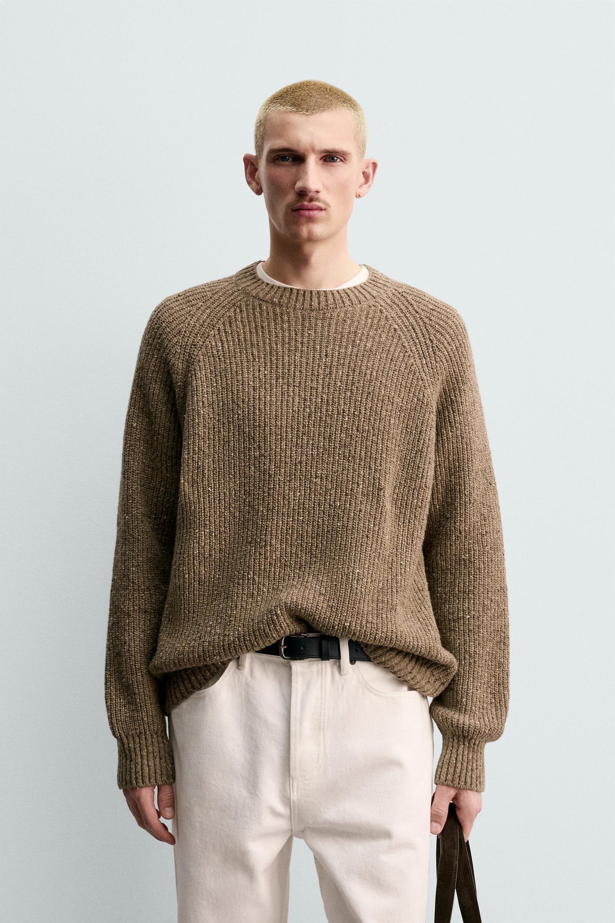 Button Knit Pullover