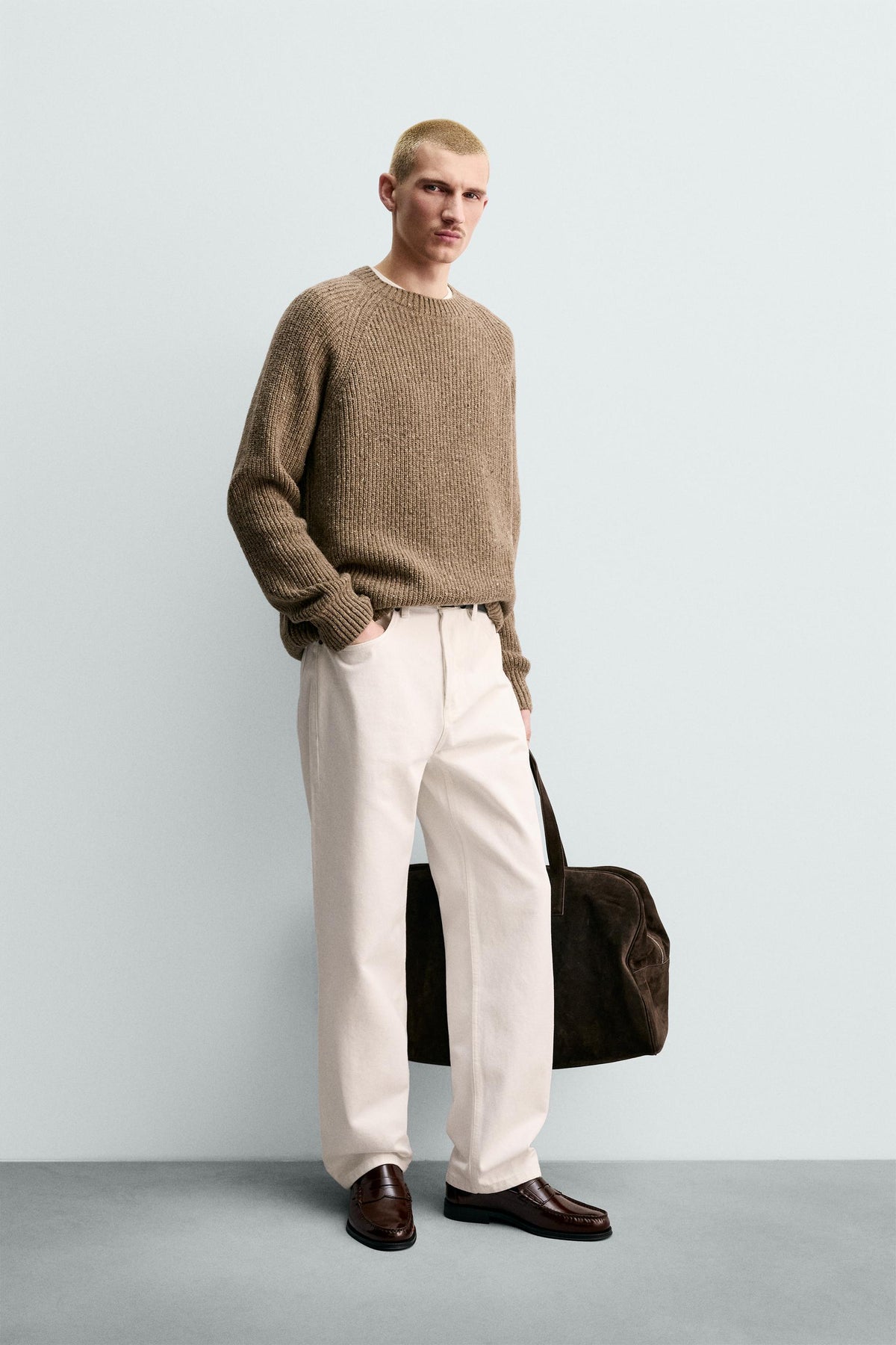 Button Knit Pullover