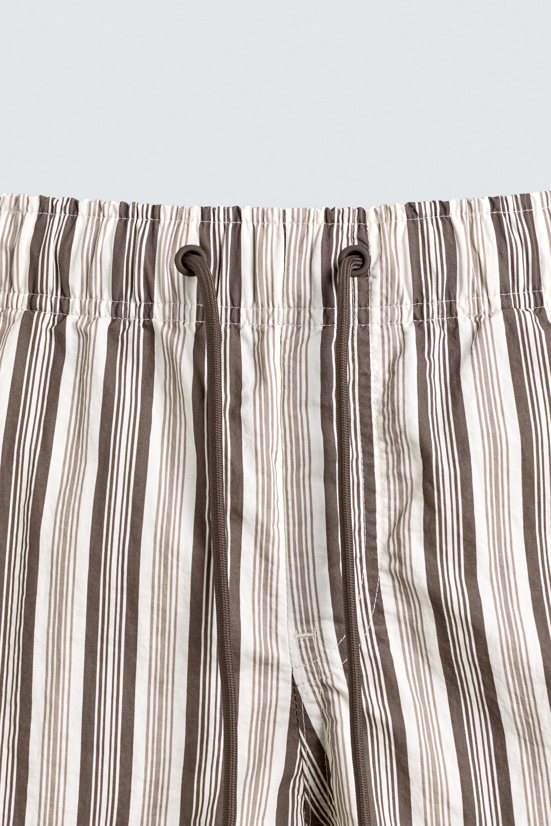 STRIPED MID-LENGTH SWIMMING TRUNKS - Image 3