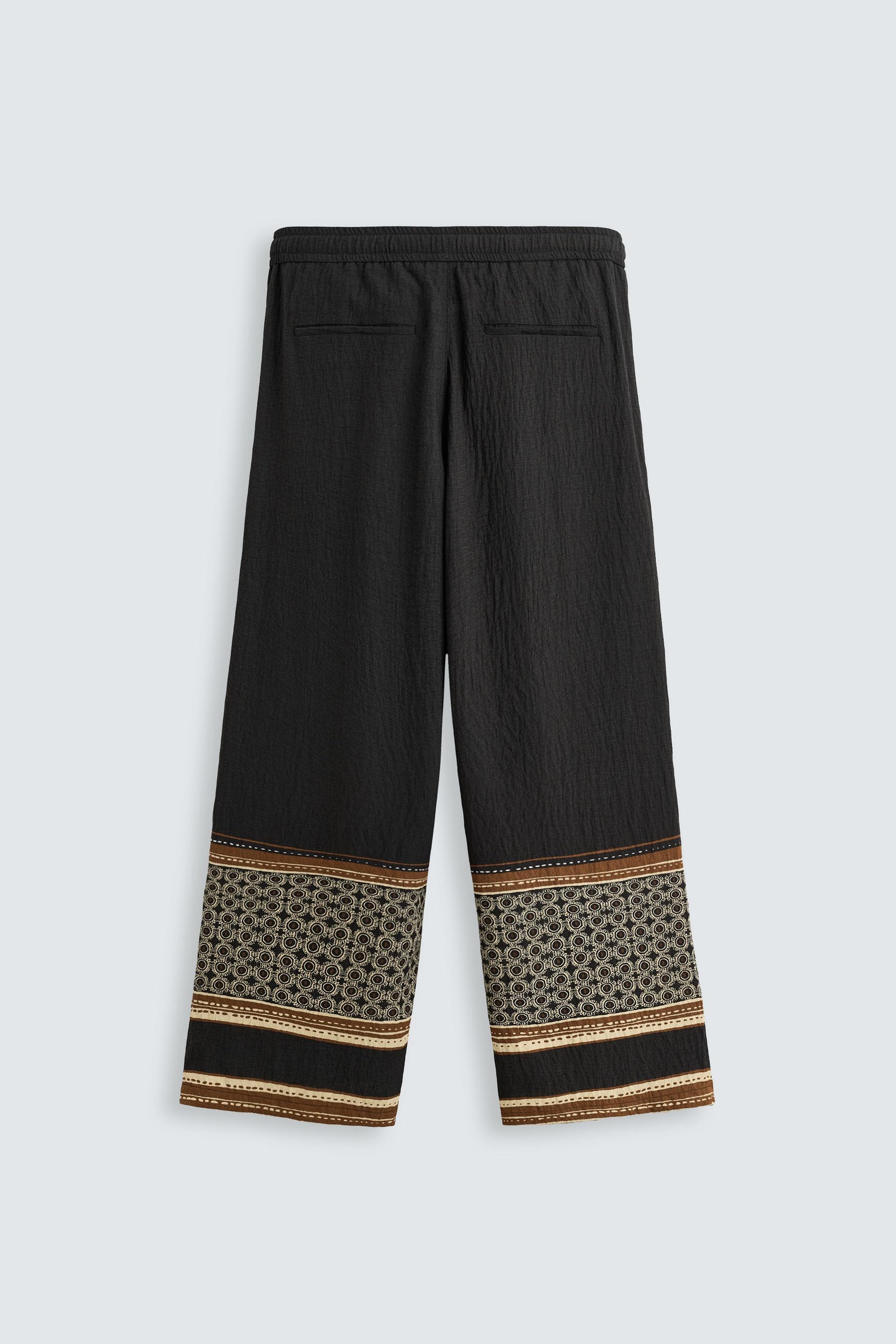 RELAXED FIT COLOUR BLOCK TROUSERS - Image 8