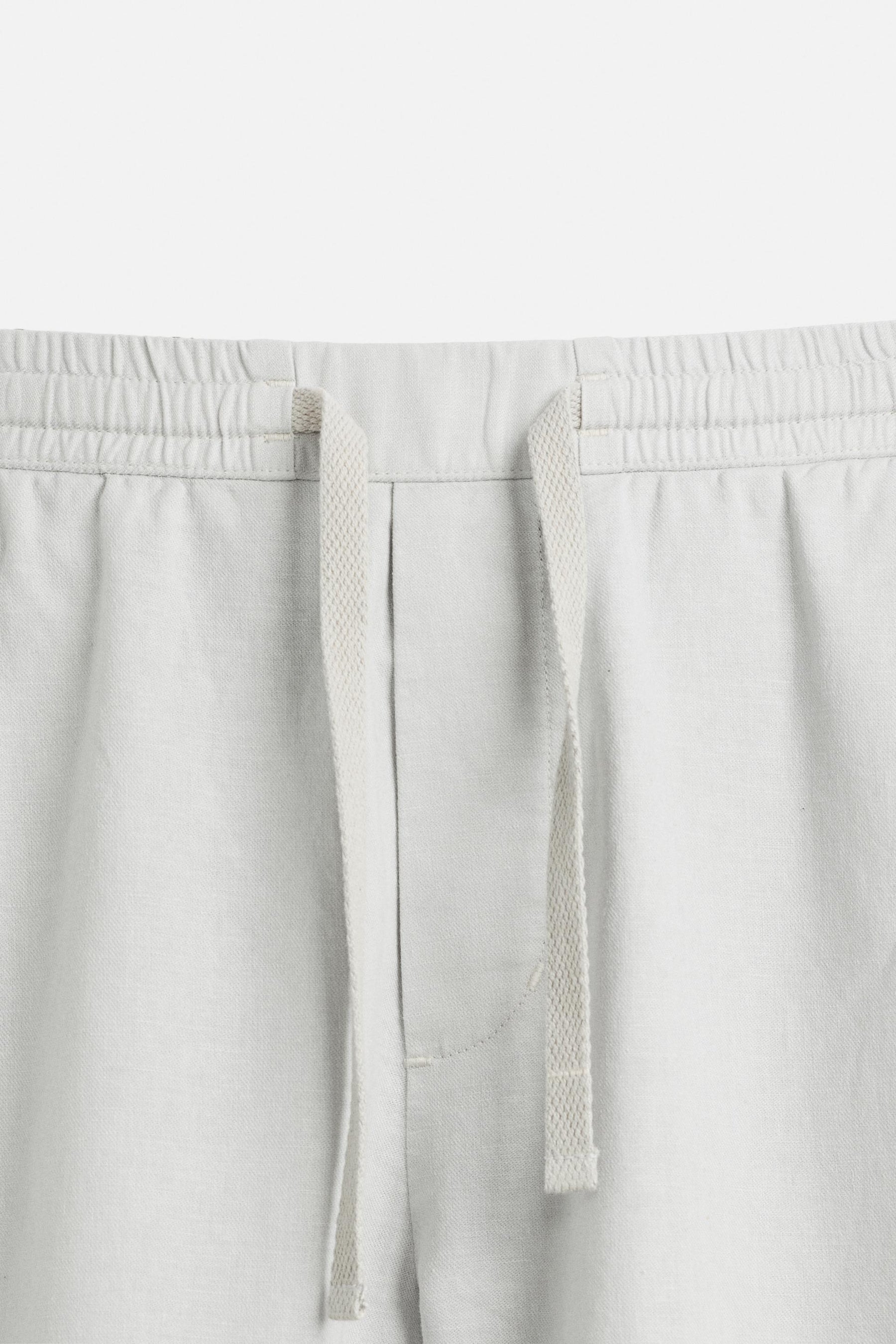 COTTON-LINEN RELAXED FIT TROUSERS - Image 7