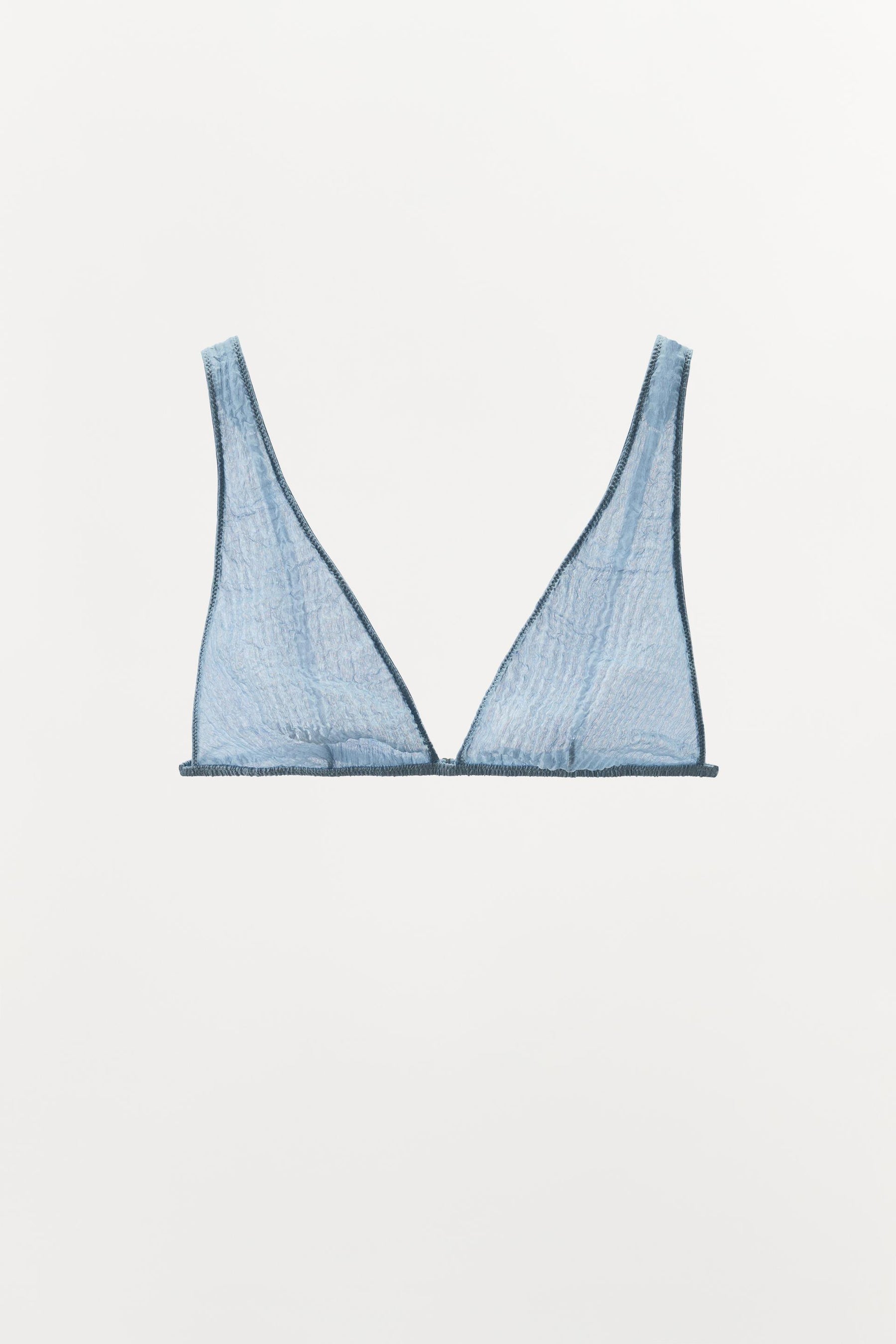 SILK RUCHED BRALETTE