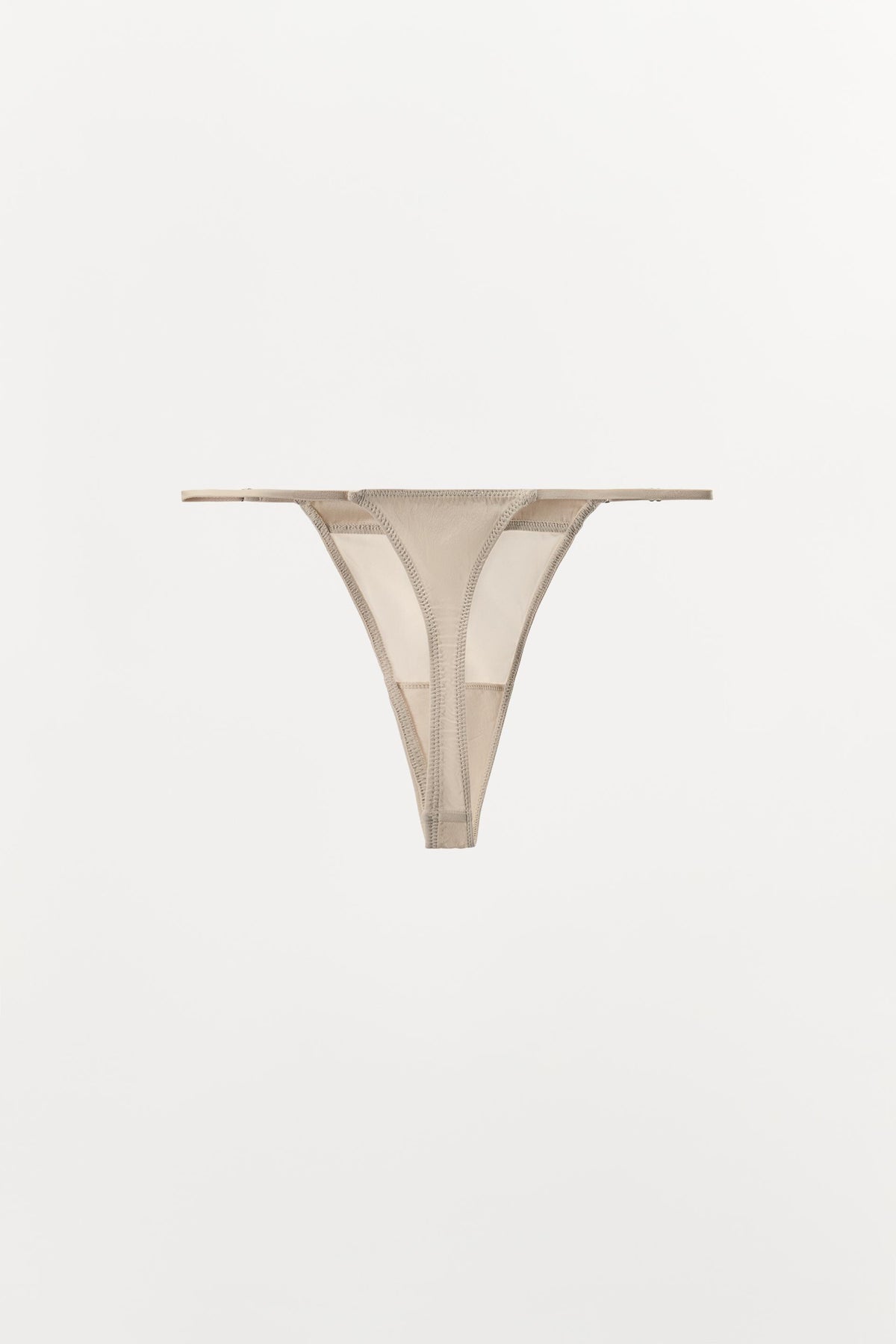 SILK MIX THONG