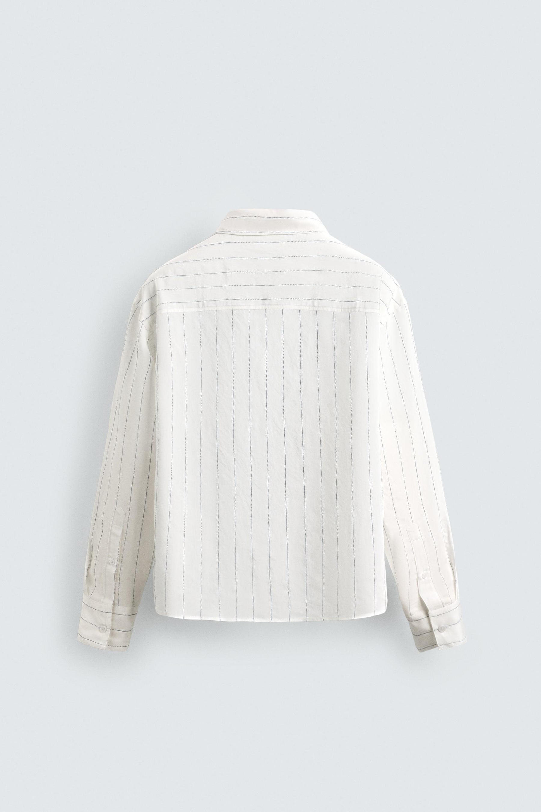 IRREGULAR STRIPE FLOWING SHIRT - Image 8