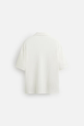 CREASED-EFFECT TEXTURED SHIRT - Image 6