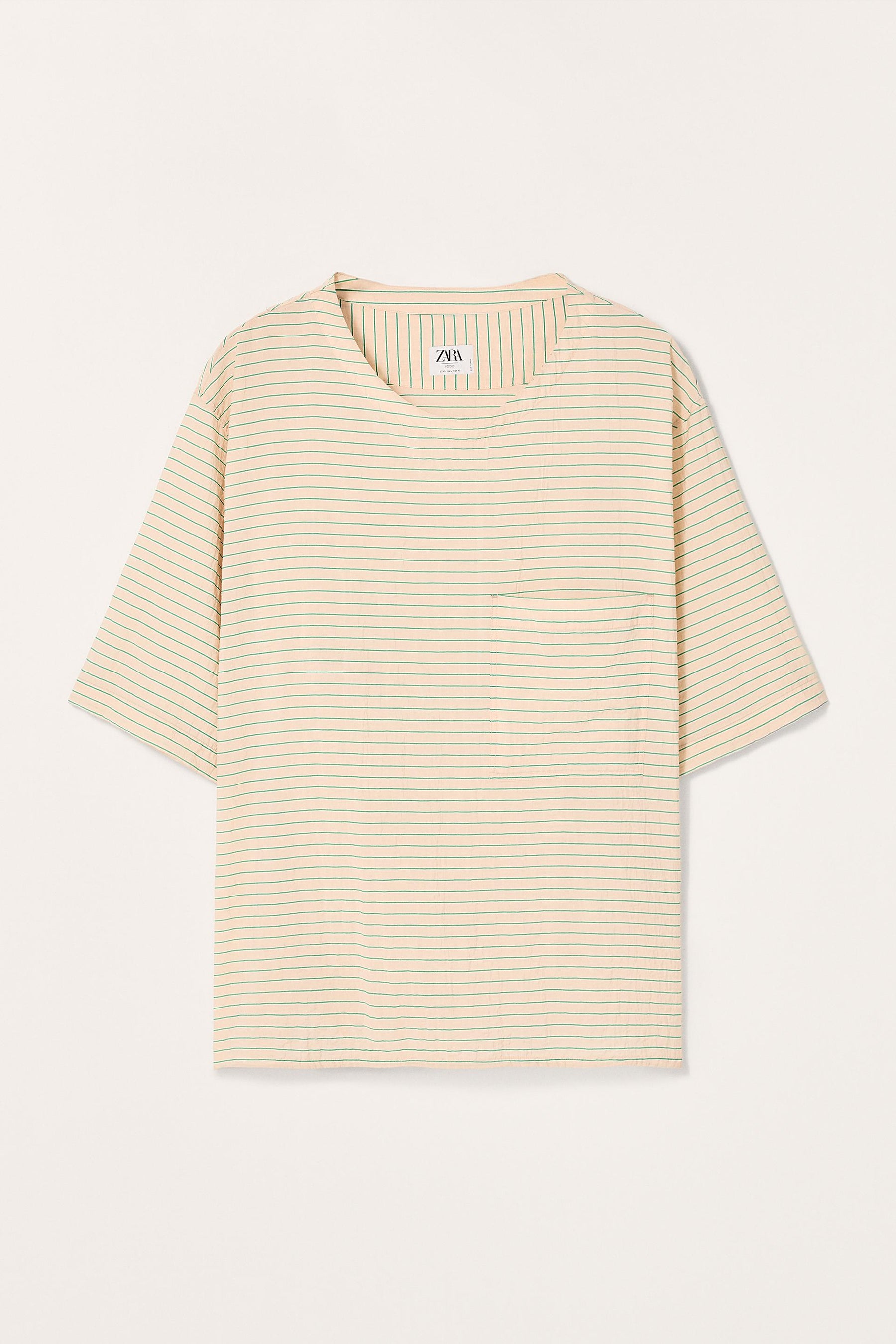 LIMITED EDITION STRIPED FLOWY T-SHIRT - Image 3