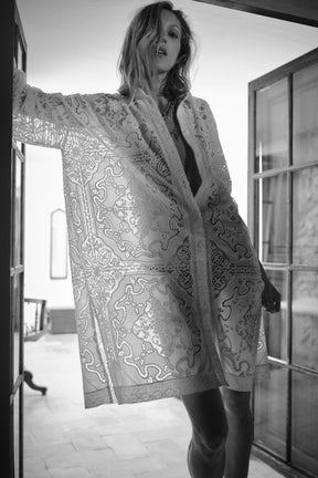 EMBROIDERED SHIRT DRESS ZW COLLECTION - Image 1