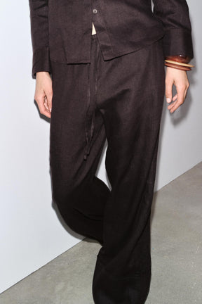 Linen Palazzo Trousers