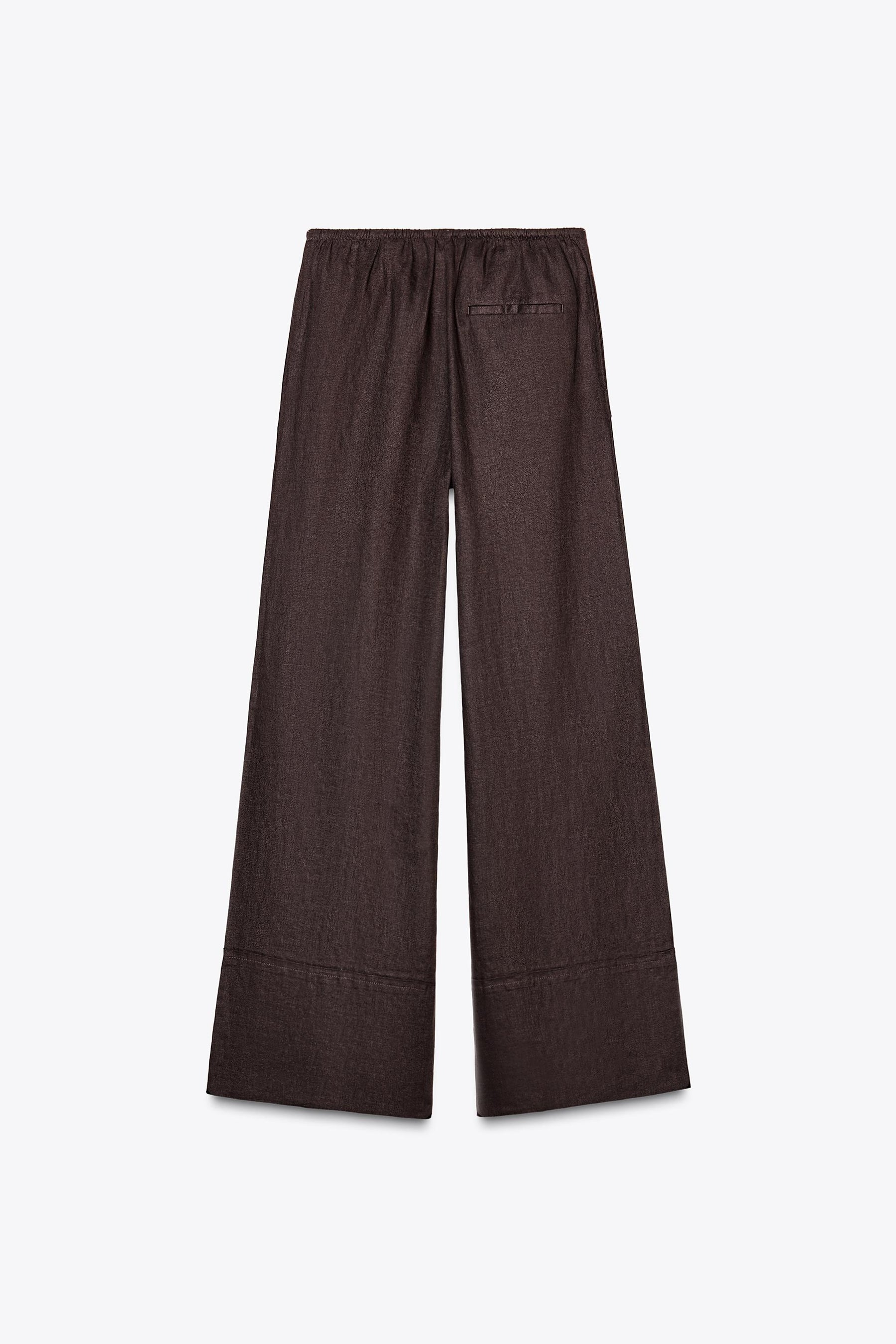 Linen Palazzo Trousers