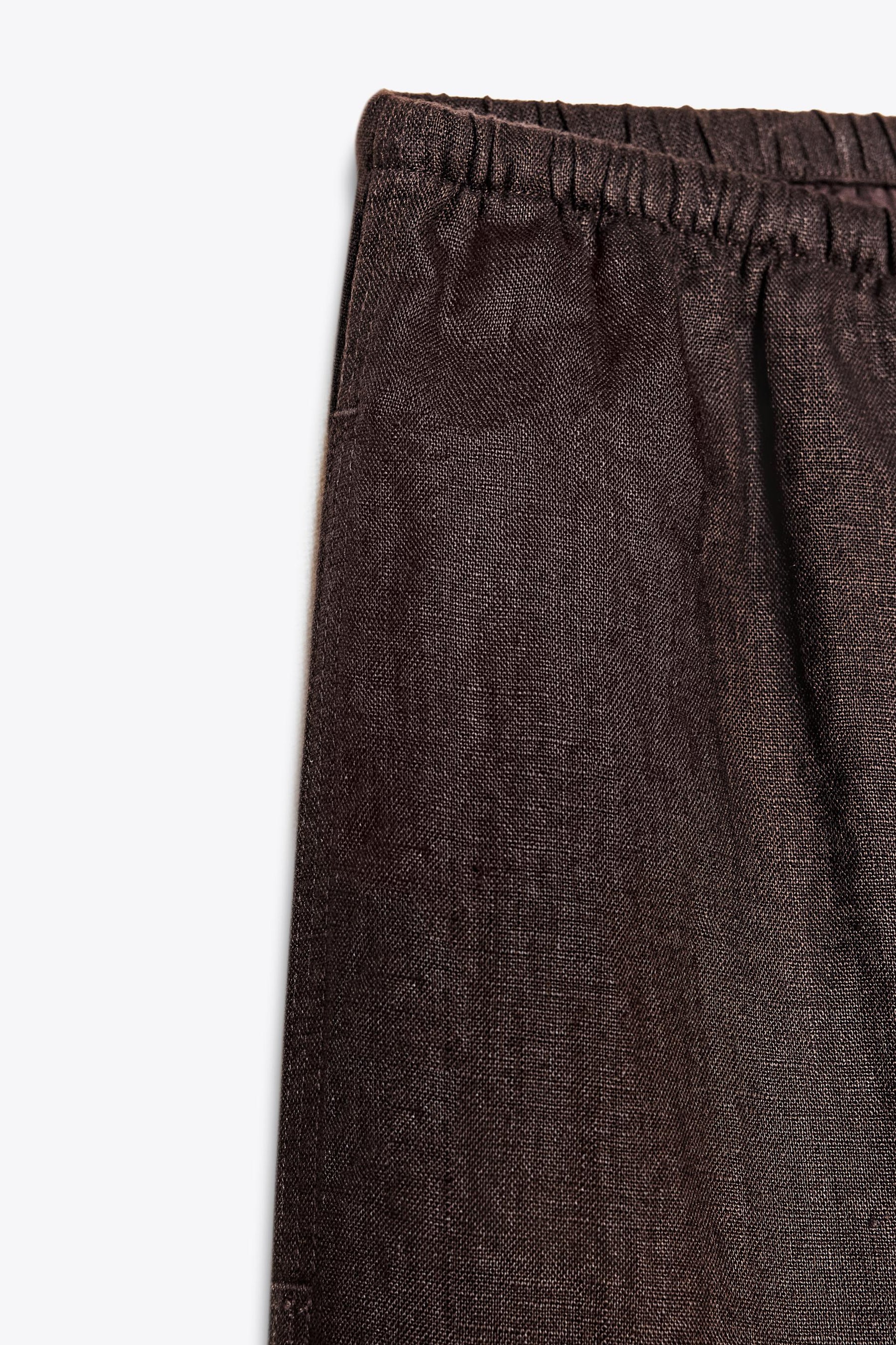 Linen Palazzo Trousers