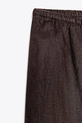 Linen Palazzo Trousers