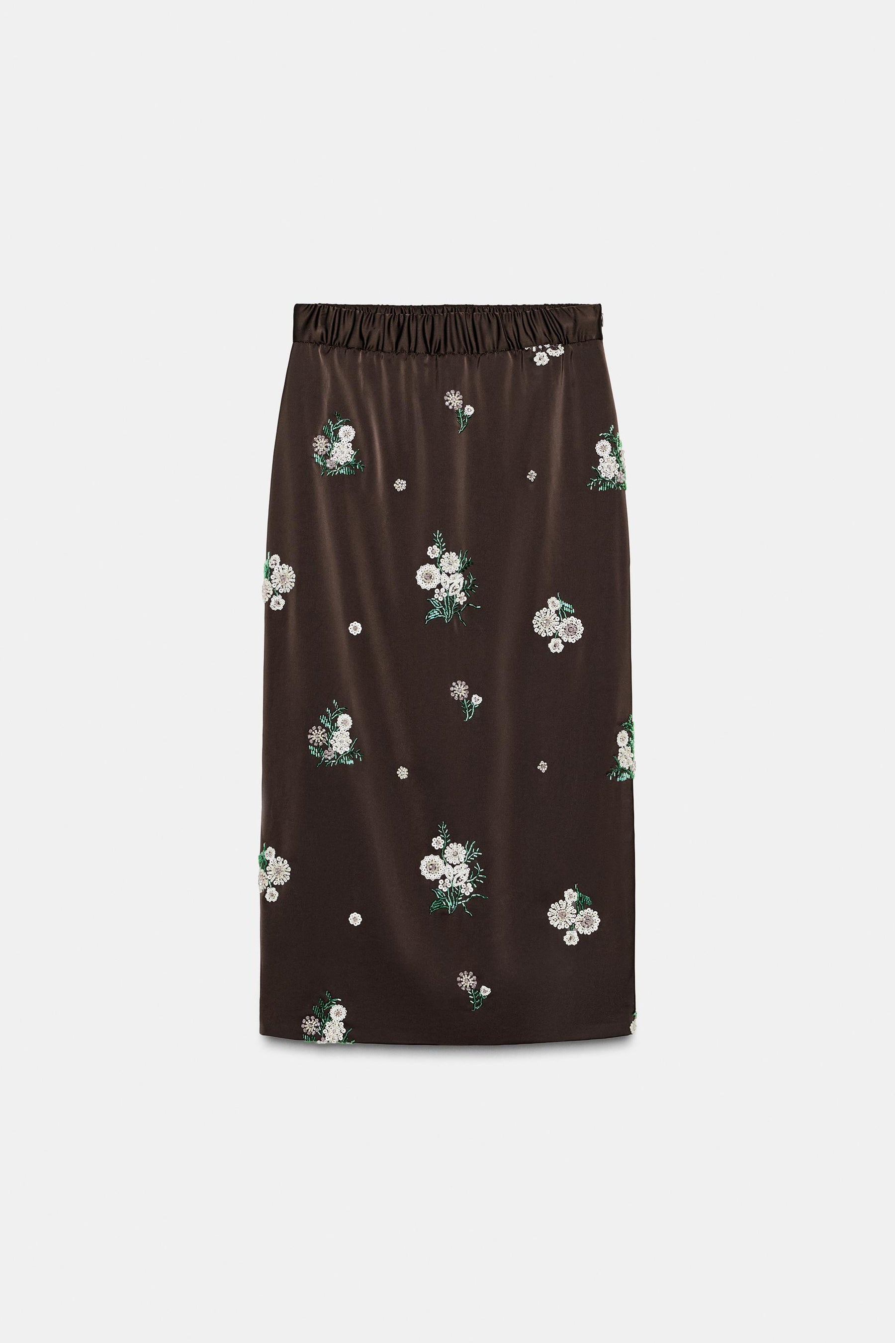 Sequin Embroidered Fashion Skirt