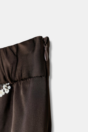 Sequin Embroidered Fashion Skirt