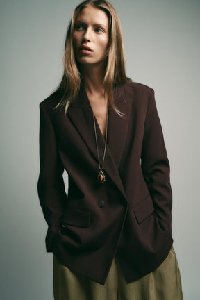 Pinstripe Double-Breasted