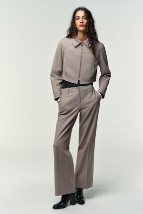 Straight-leg Trousers