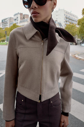 SHORT ZIP-UP JACKET - Image 4