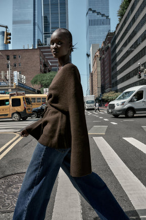 BELTED KNIT CARDIGAN