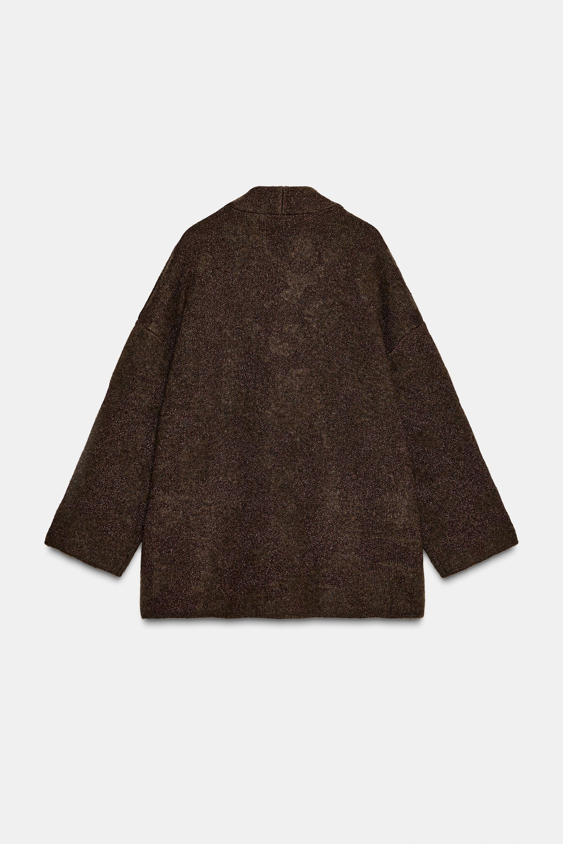 Metallic Thread Cardigan