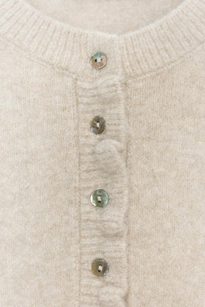 Ruffle Knit Cardigan