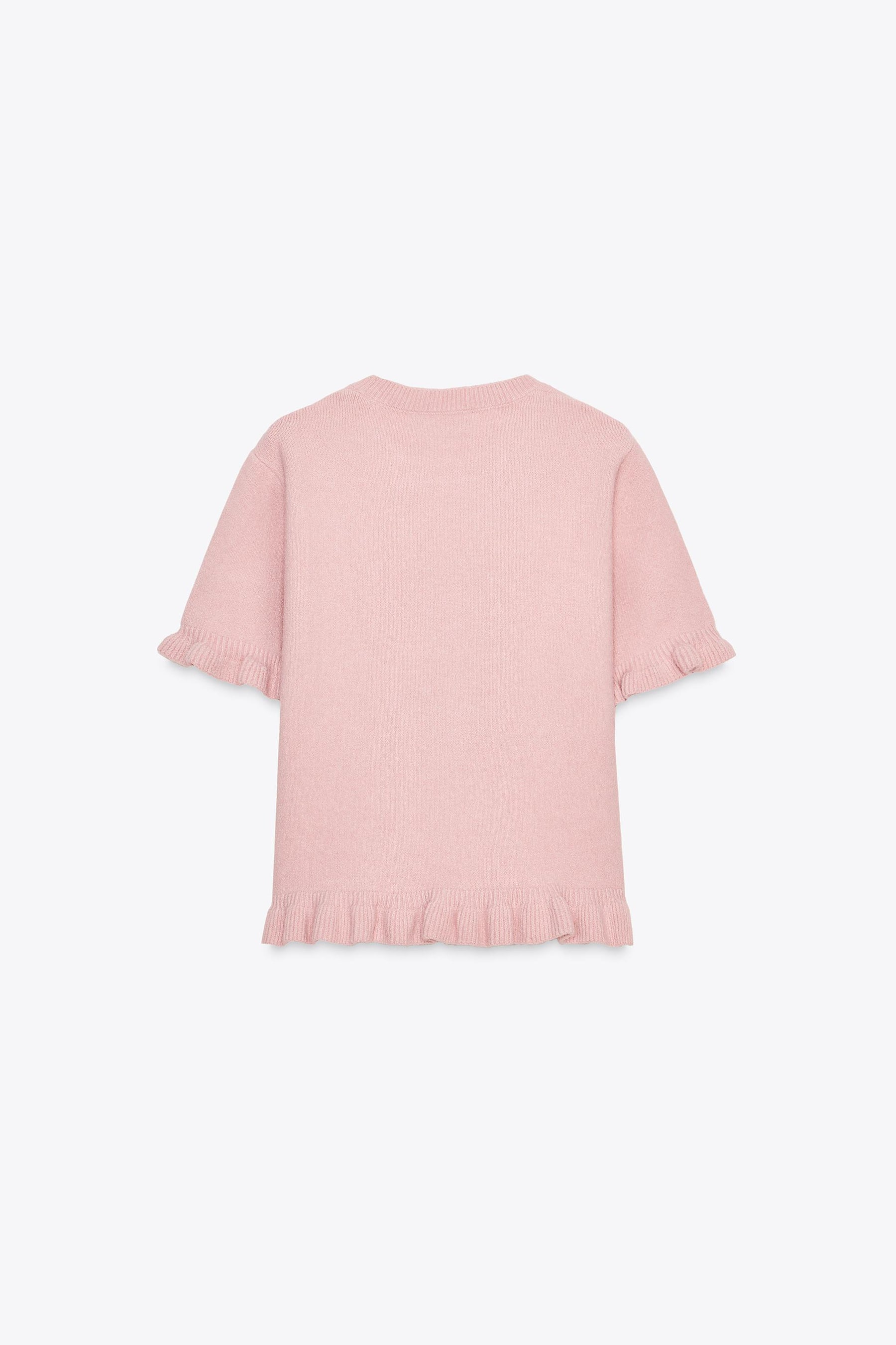 Ruffle Short Sleeve Jumper