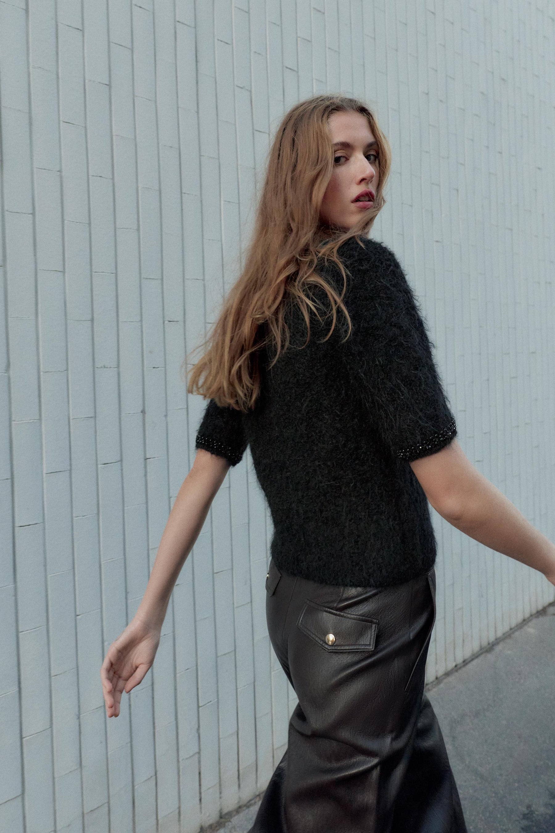 Knit Jumper with Jewel