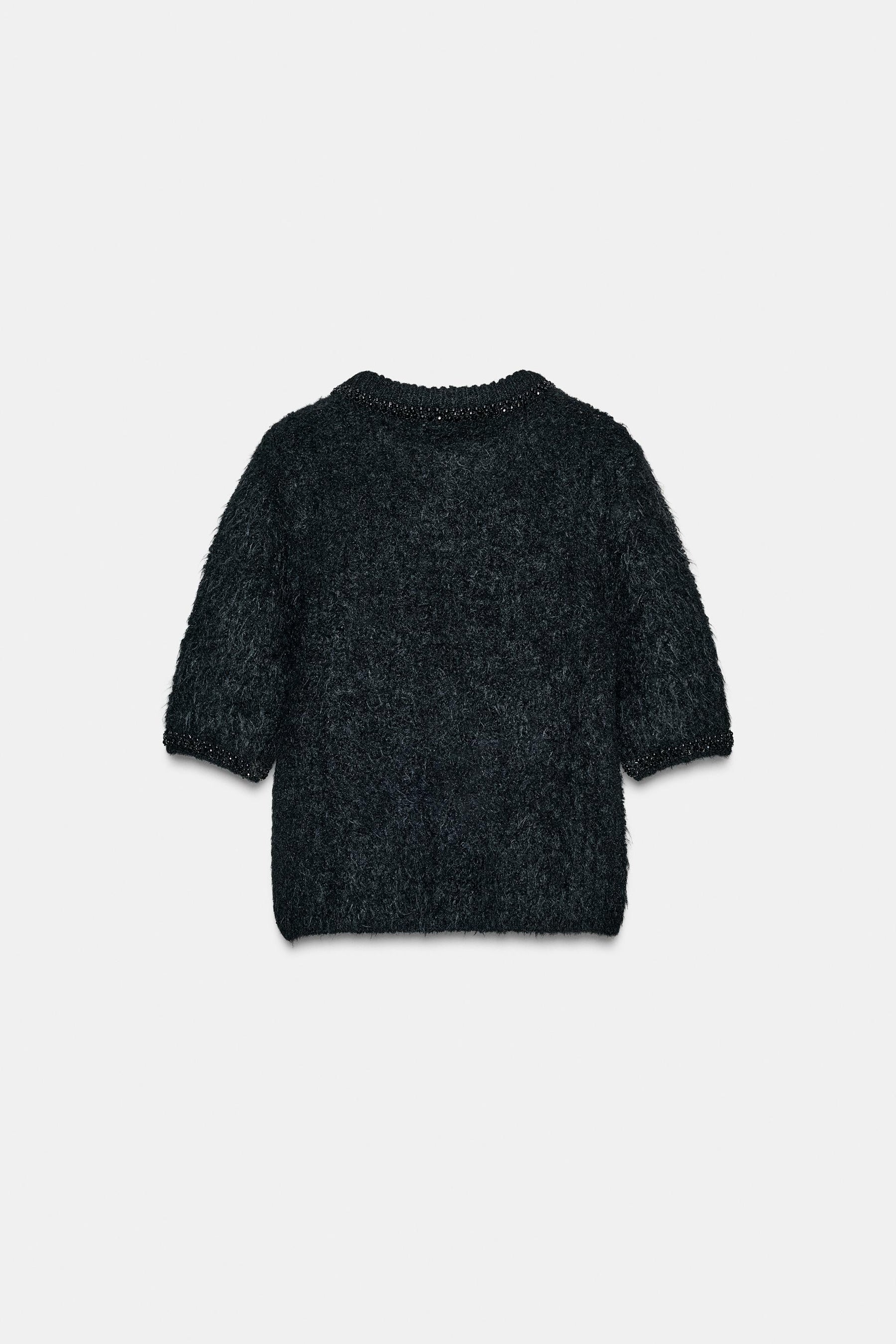 Knit Jumper with Jewel