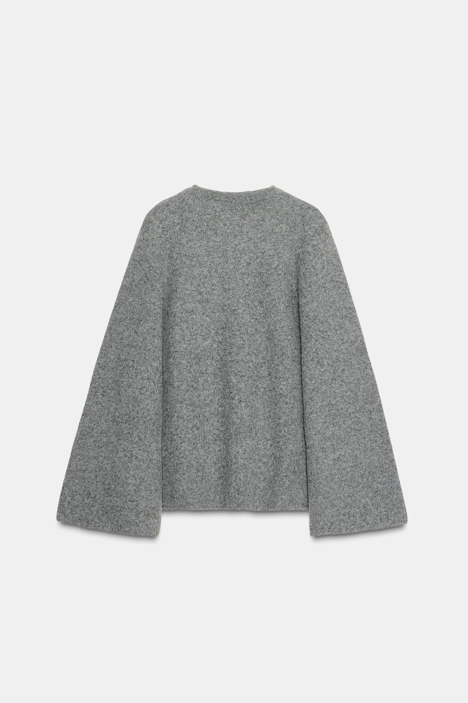 OPEN-SLEEVE CARDIGAN