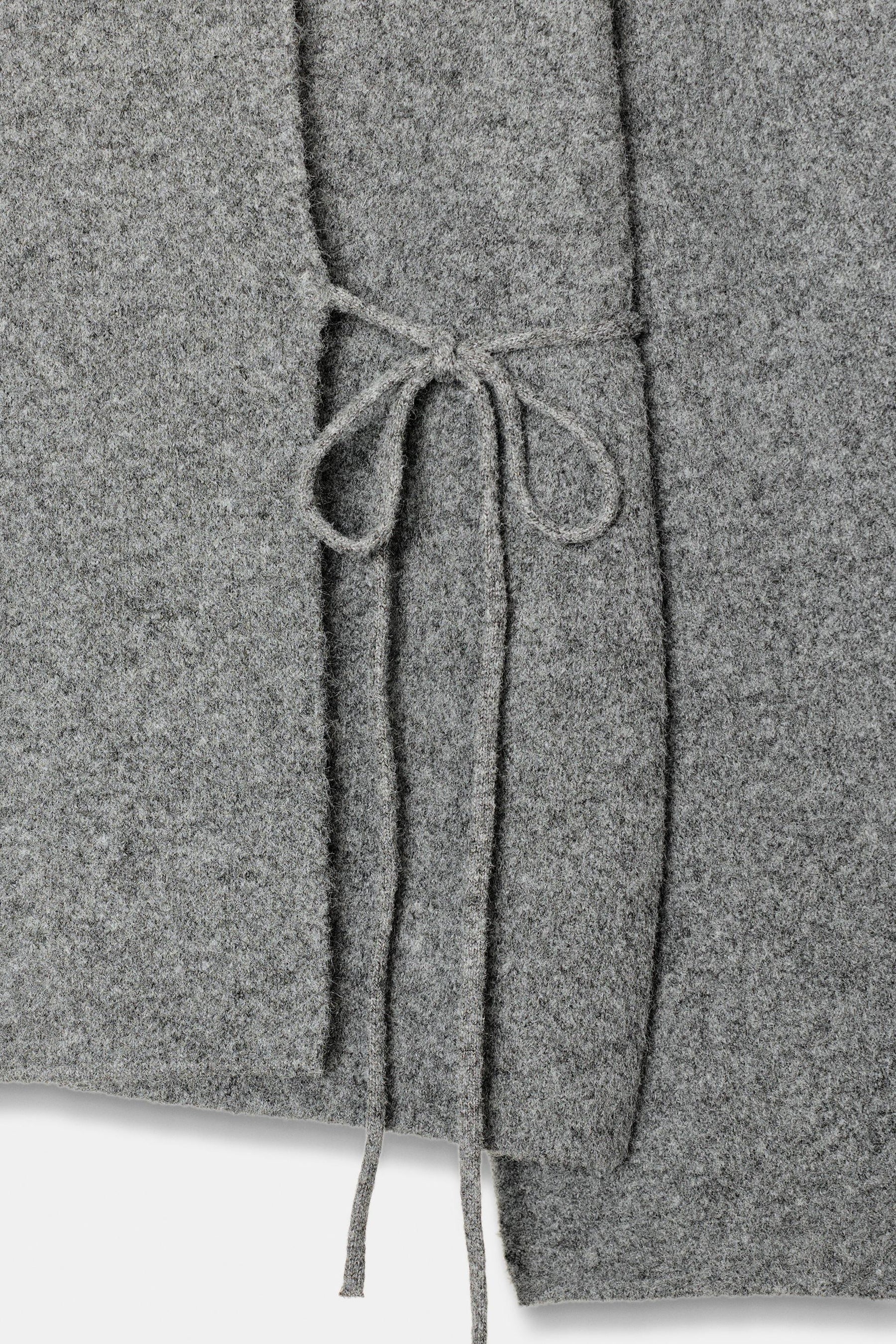 OPEN-SLEEVE CARDIGAN