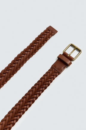 BRAIDED LEATHER BELT - Image 4
