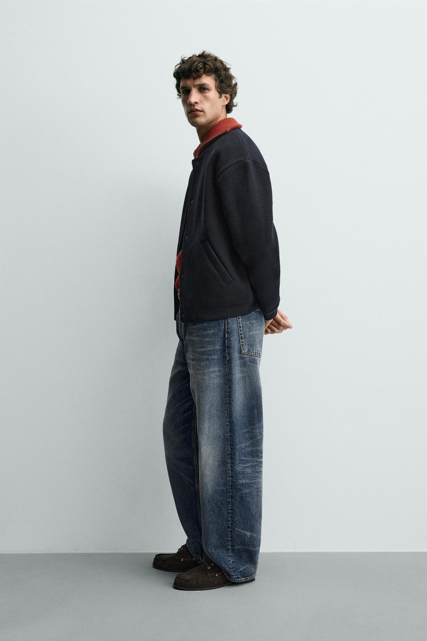 RIBBED BOMBER JACKET - Image 4