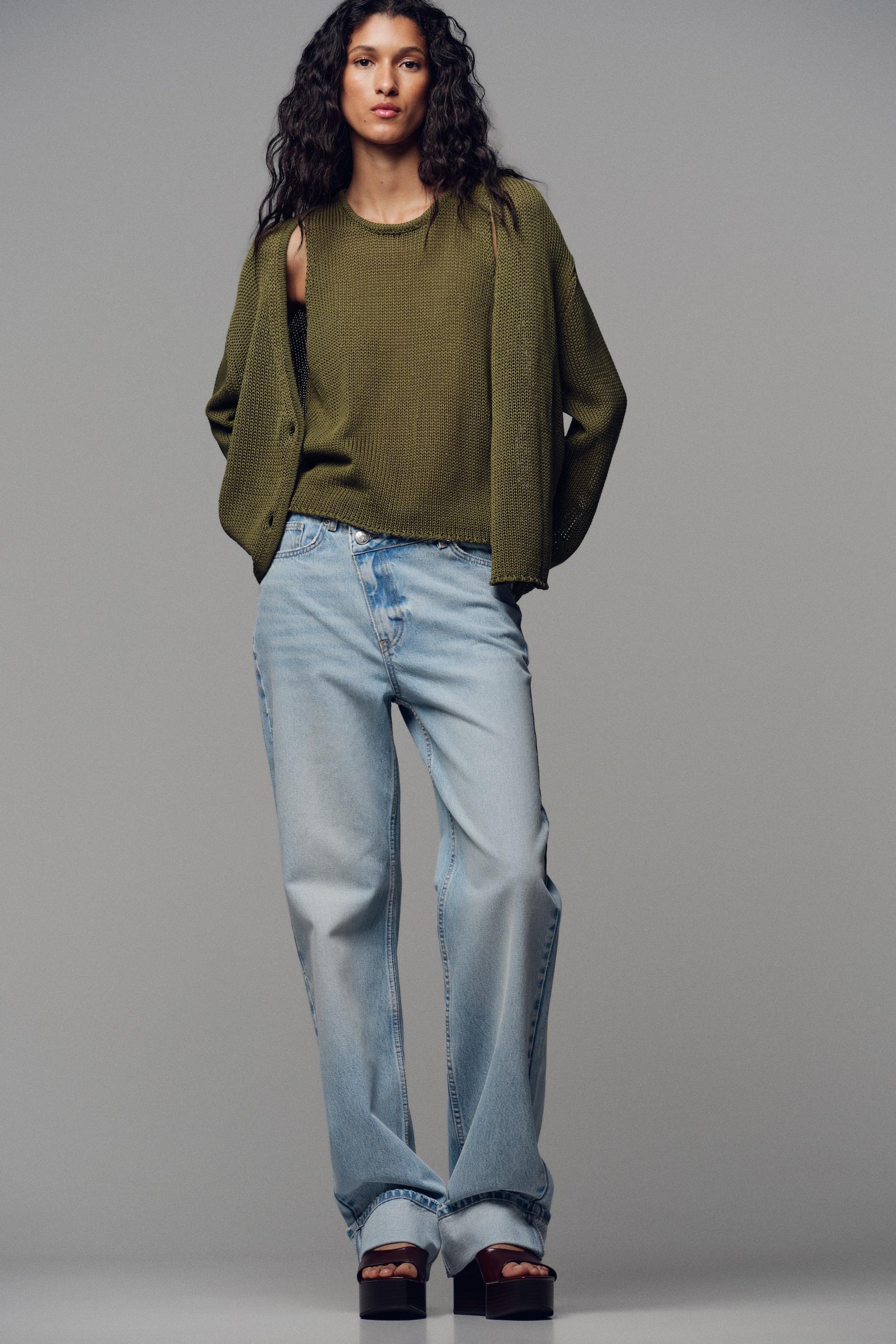 Cotton Knit Cardigan