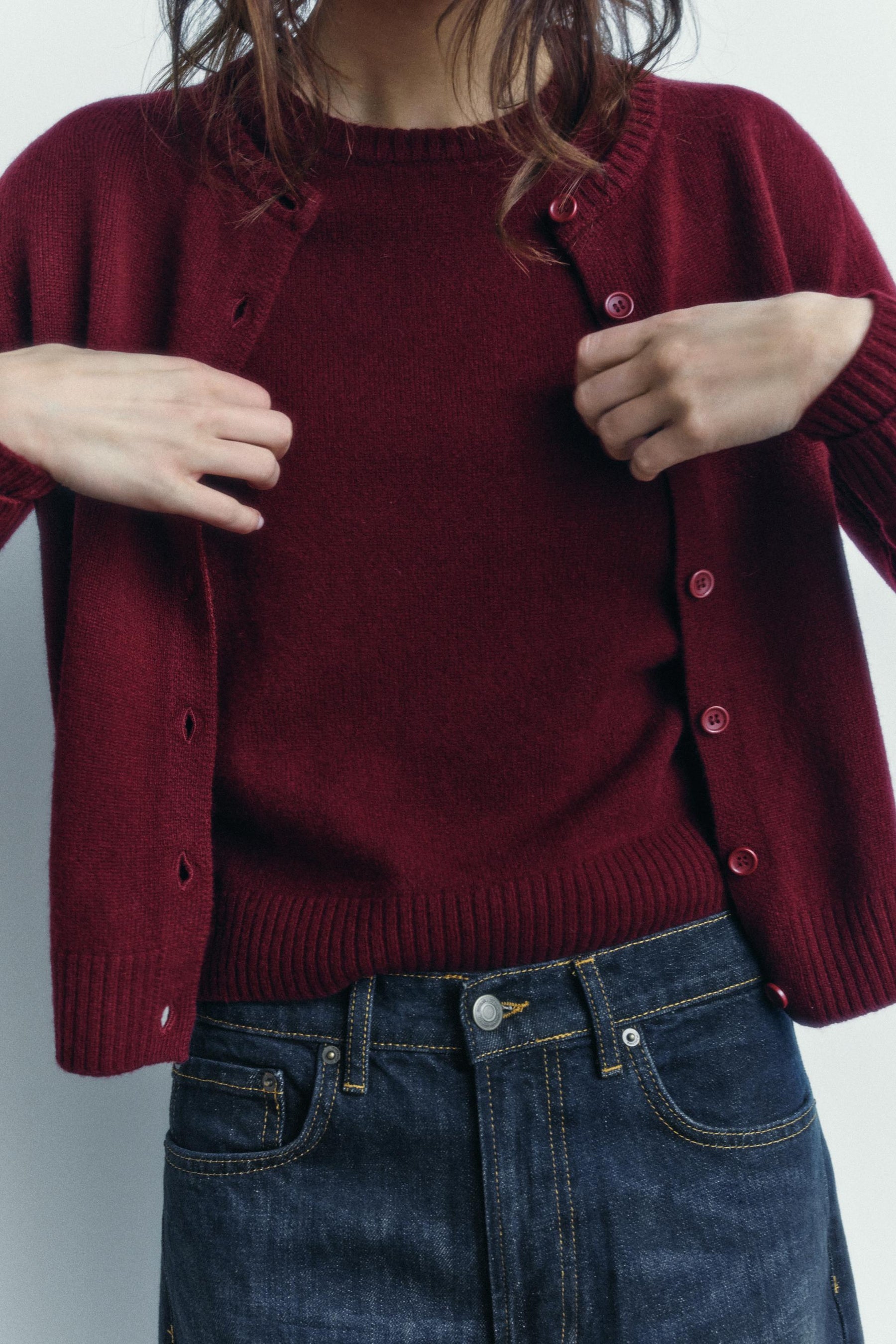 Wool Knit Cardigan