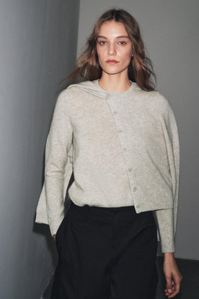 Wool Long Sleeve Cardigan