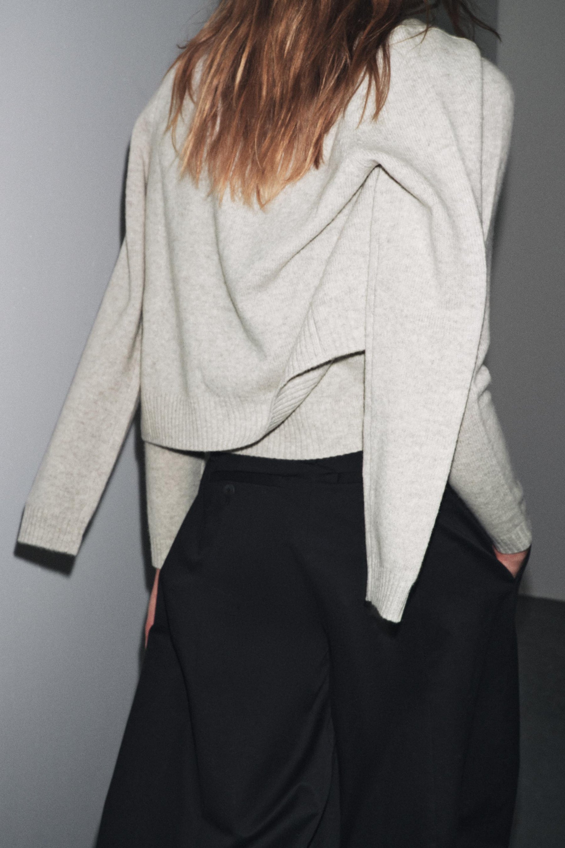 Wool Long Sleeve Cardigan