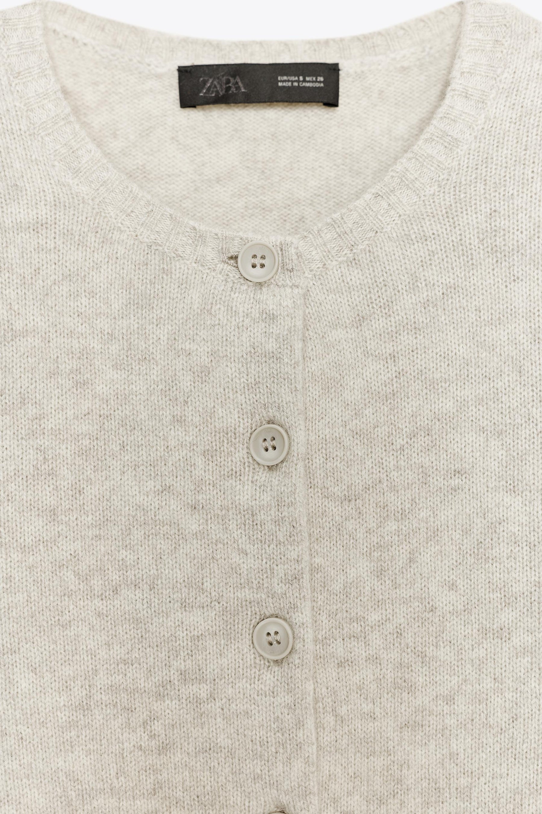 Wool Long Sleeve Cardigan