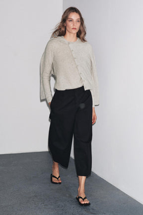 Wool Long Sleeve Cardigan