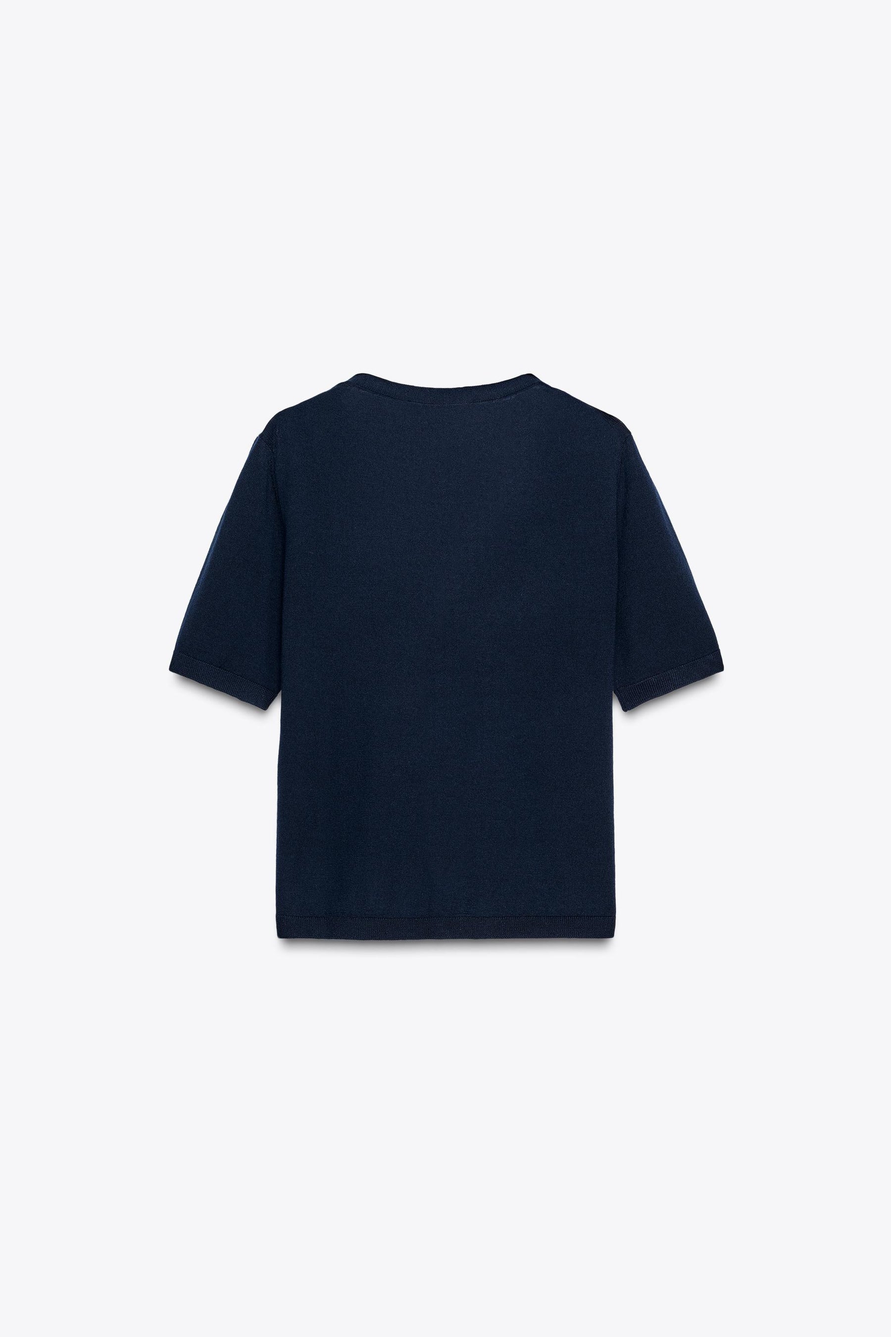 Wool Short Sleeve Cardigan