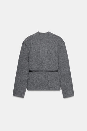 Belted Wool Cardigan