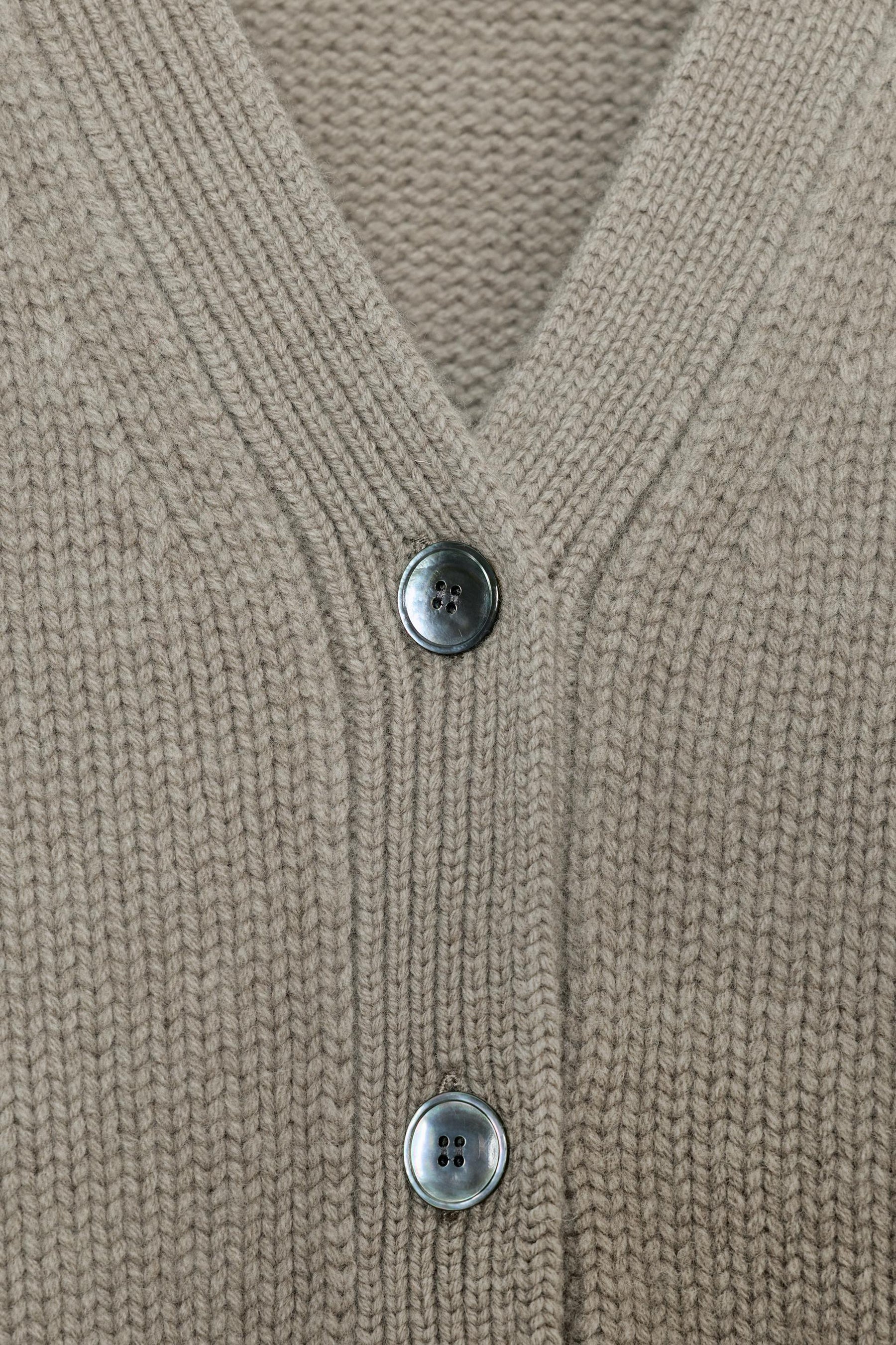 Wool V-Neck Cardigan