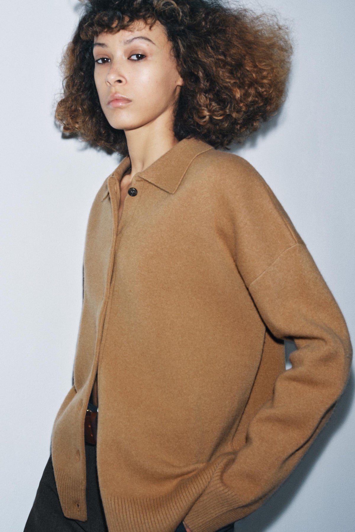 Oversized Wool Blend Jacket