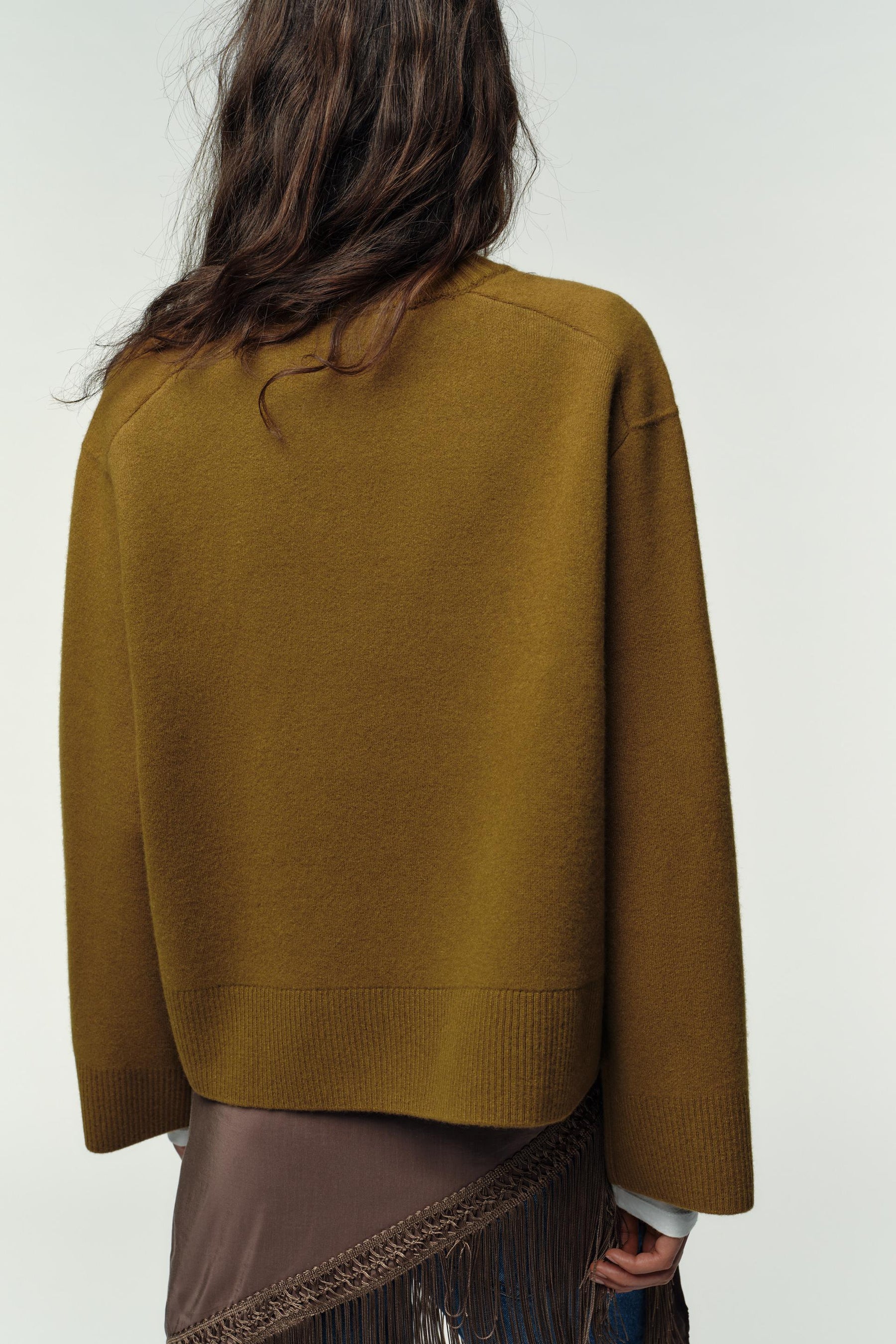 WOOL BLEND LONG SLEEVE JUMPER - Image 5