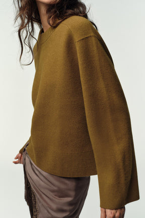 WOOL BLEND LONG SLEEVE JUMPER - Image 6