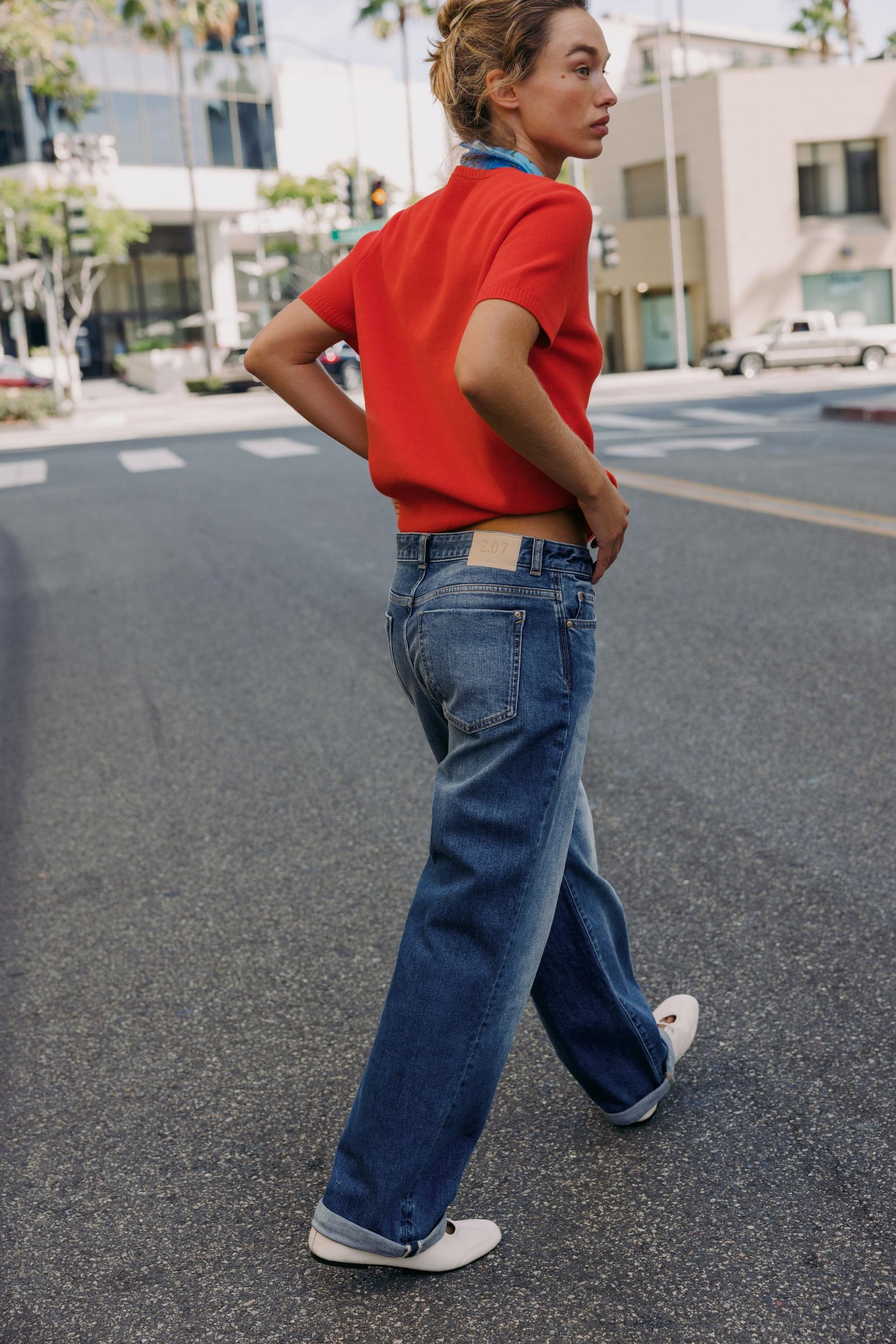 PLAIN KNIT SHORT SLEEVE JUMPER - Image 6