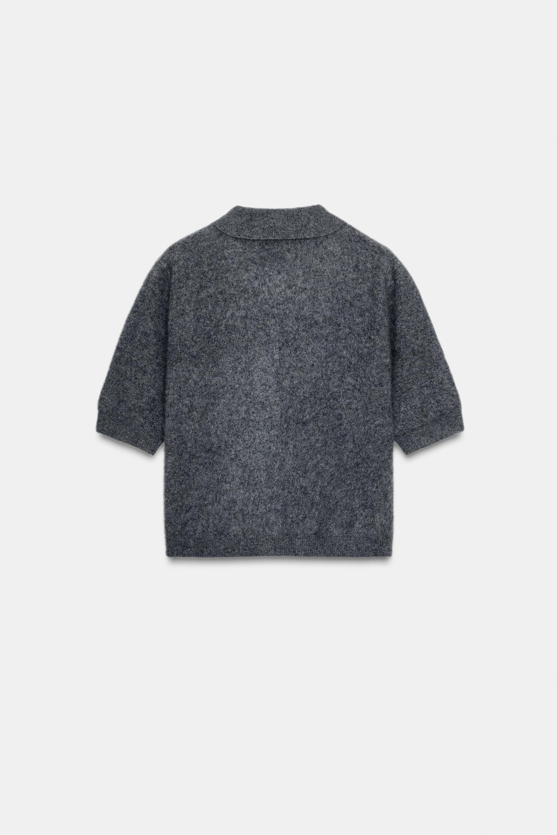 Wool Polo Cardigan