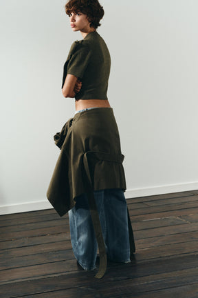 Short Sleeve Knit Jumper